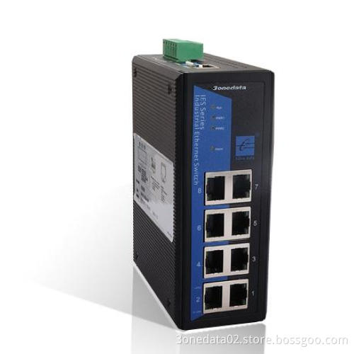 8-port WEB Managed Redundant Industrial Ethernet Switch